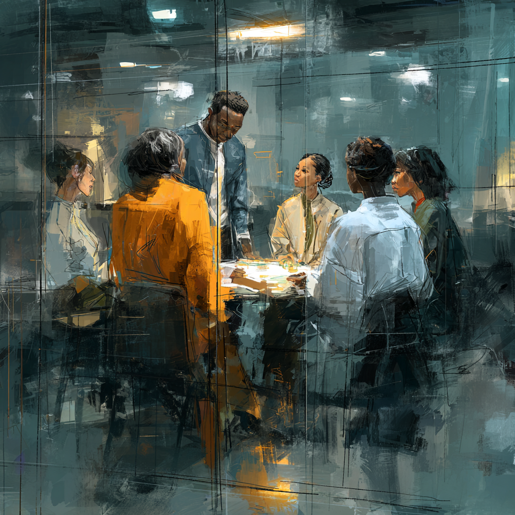 Agile AI future collaboration with human and AI teammates in co-design session